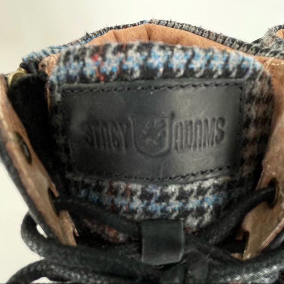 Stacy Adams Griffyth Cap Toe Lace Up Zip Chukka Boot - Picture 7 of 12